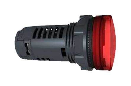 Schneider Electric Meldeleuchte, Vollständig Harmony XB5 110V Ac Rot, Ausschnitt-Ø 22mm Universal-LED Tafelmontage IP