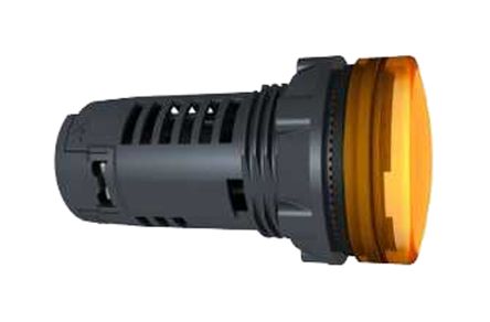 Schneider Electric Meldeleuchte, Vollständig Harmony XB5 230V Ac Orange, Ausschnitt-Ø 22mm Universal-LED Tafelmontage