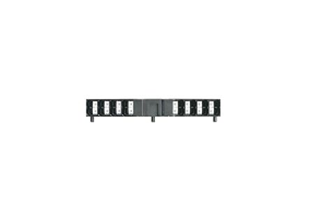 Weidmuller P Series Black DIN Rail Terminal Block, Quadruple-Level, Push In Termination