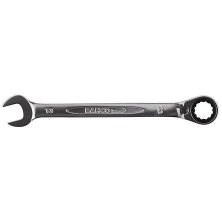 Bahco Ratchet Spanner, 21mm, Metric, Double Ended, 290 Mm Overall
