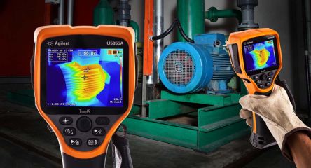Thermal imaging camera in use