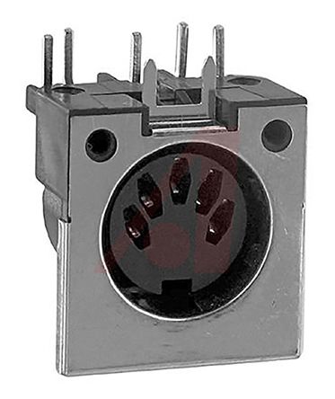 Switchcraft Connecteur DIN 57PC, 5 Contacts, Femelle, Montage Sur CI