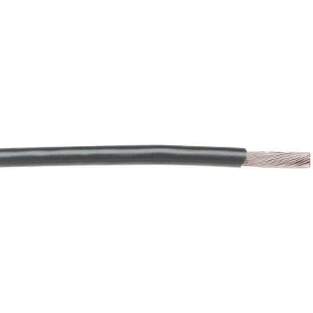 Alpha Wire Einzeladerleitung 0,2 Mm², 24 AWG 30m Grau PTFE Isoliert Ø 1.37mm 19/0,13 Mm Litzen UL1180