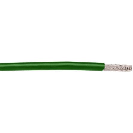 Alpha Wire Einzeladerleitung 0,06 Mm², 30 AWG 30.5m Grün PTFE Isoliert Ø 0.61mm 14062 Litzen MIL-W-16878