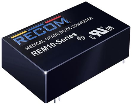 Recom REM10 DC/DC-Wandler 10W 5 V Dc IN, ±12V Dc OUT / ±416mA 5kV Ac Isoliert