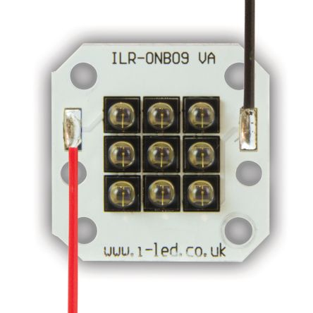 ILS 红外灯板, OSLON Black PowerCluster系列, 850nm波长, 9灯珠