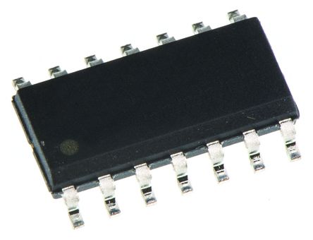 STMicroelectronics LM219DT, Dual Comparator, Open Collector, TTL O/P, 80ns ±5 → ±15 V 14-Pin SOIC