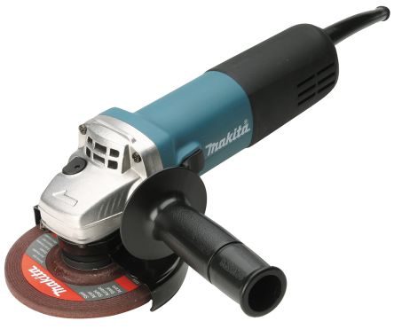 Makita 9558HNRG, 240V Netz Winkelschleifer / 840W, Scheiben-Ø 125mm 11000U/min