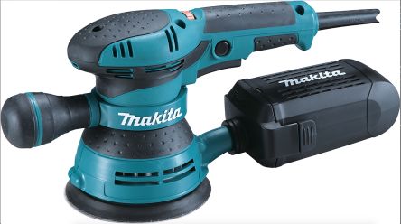 Makita Lijadora Orbital BO5041, 240V 300W, área De Lijado 123 X 123mm, órbita 2.8mm, Euroconector