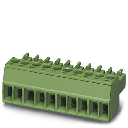 Phoenix Contact 3.81mm Pitch 17 Way Pluggable Terminal Block, Plug, Cable Mount, Screw Termination