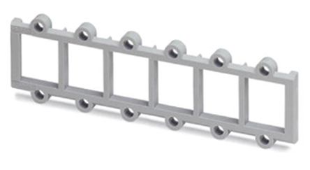 Phoenix Contact, VS-08-A-RJ45/LP-6-IP 20 Panel Mounting Frame For Use With RJ45 PCB Connectors