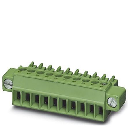 Phoenix Contact 3.5mm Pitch 17 Way Pluggable Terminal Block, Plug, Cable Mount, Screw Termination