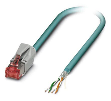 Phoenix Contact Cable Ethernet Cat5e De Color Negro, Long. 5m, Funda De Poliuretano