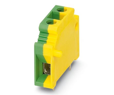 Phoenix Contact KDS10-PE/SO Series PCB Terminal Block, 1-Contact, 10mm Pitch, Through Hole Mount, Screw Termination