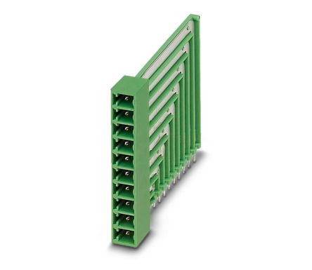 Phoenix Contact, 3.81mm Pitch, MCO 1.5/ 7-GL-3.81, 7 Way, Pluggable Terminal Block, Header, Solder Termination, 1861772