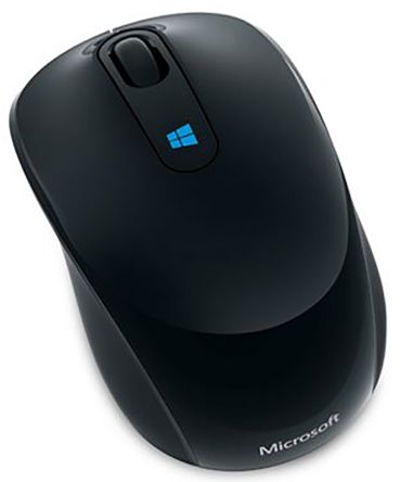 Microsoft Ratón Ordenador Compacto 3 Botones Inalámbrico Negro Tecnología BlueTrack™ USB