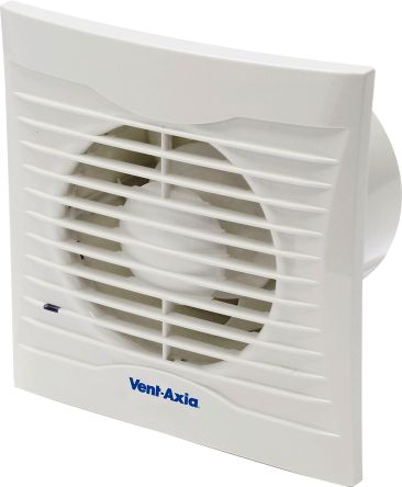 Vent Axia Silhouette 100b Silhouette Rectangular Ceiling Mounted Panel Mounted Wall Mounted Extractor Fan 75m H