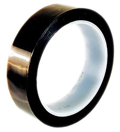3M 60 PTFE Band Schwarz, 0.10mm X 25mm, Länge 3, 0°C → +180°C