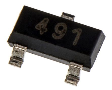 DiodesZetex DDTA124ECA-7-F SMD, PNP Digitaler Transistor / -100 MA, SOT-23 3-Pin