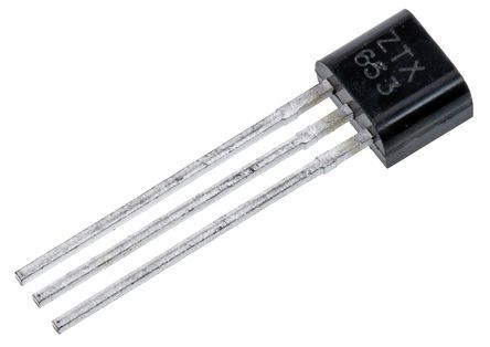DiodesZetex Transistor NPN, 3 Pin, TO-92, 500 MA, 180 V,, Montaggio Su Foro