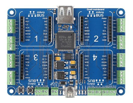 MikroElektronika Quail Board MCU Evaluierungsplatine ARM Cortex M4 STM32F427