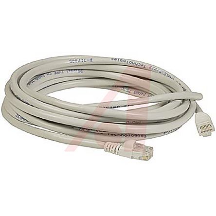 Cinch 73 Ethernetkabel Cat.5e, 15m, Weiß Patchkabel, A RJ45 U/UTP Stecker, B RJ45, PVC
