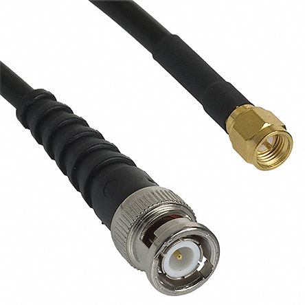 Cinch 415 Series Male SMA To Male BNC Coaxial Cable, 609.6mm, RG58 Coaxial, Terminated