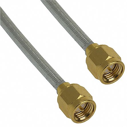 Cinch Cable Coaxial Hand Formable 0.141, 50 Ω, Con. A: SMA, Macho, Con. B: SMA, Macho, Long. 101mm