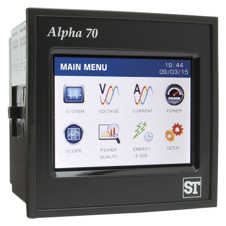 Sifam Tinsley Alpha 70 Energiemessgerät LCD 92mm X 92mm, 14-stellig