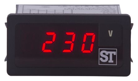 Sifam Tinsley 数字面板仪表, Beta 90系列, 测量电压, 22.2mm高切面, 7 段显示屏