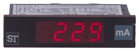 Sifam Tinsley 数字面板仪表, Beta 90系列, 测量电流, 22.2mm高切面, 7 段显示屏