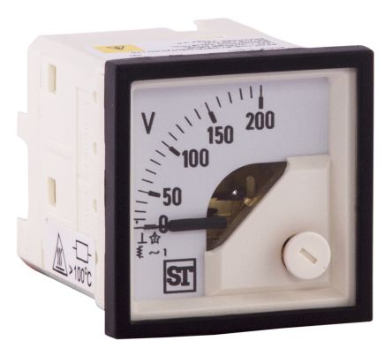 Sifam Tinsley Sigma Analoges Voltmeter AC, 45mm, 45mm, 54mm