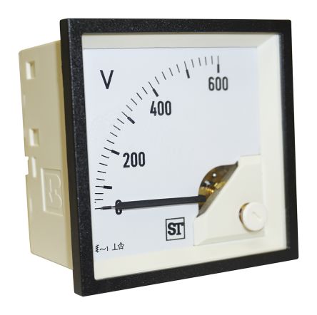 Sifam Tinsley Sigma Analoges Voltmeter AC, 68mm, 68mm, 54mm