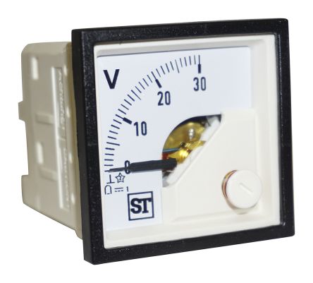 Sifam Tinsley Sigma Analoges Voltmeter DC, 92mm, 92mm, 54mm