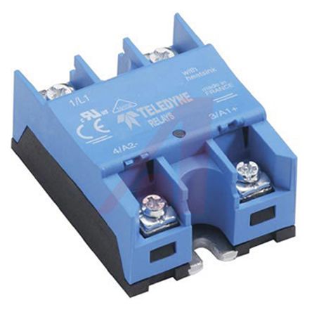 Teledyne 12 A rms Solid State Relay, Zero Crossing, Panel Mount, 600 V Maximum Load