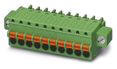 Phoenix Contact 3.81mm Pitch 15 Way Pluggable Terminal Block, Plug, Cable Mount, Spring Cage Termination