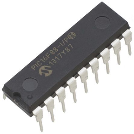 Microchip Mikrocontroller PIC16F PIC 8bit THT 7168 KB, 256 B PDIP 18-Pin 20MHz 368 B RAM