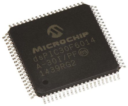 Microchip DsPIC30F Digitaler Signalprozessor 16bit 30MIPS 8,192 KB 4096 KB, 144 KB Flash TQFP 80-Pin 16 X 12 Bit ADC 2
