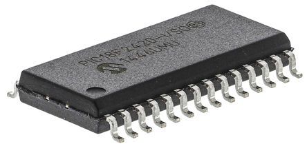 Microchip PIC18F2420-I/SO, 8bit PIC Microcontroller, PIC18F, 40MHz, 16 KB, 256 B Flash, 28-Pin SOIC
