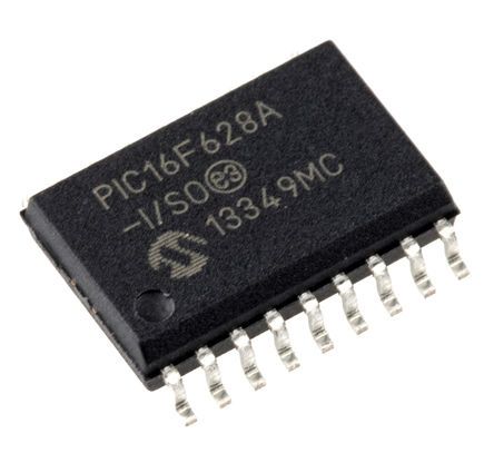 Microchip Microcontrôleur, 8bit, 224 B RAM, 128 B, 2048 X 14 Mots, 20MHz, SOIC 18, Série PIC16F