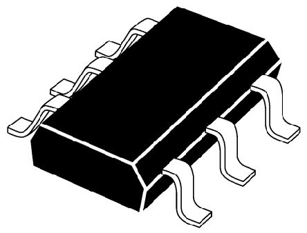 Microchip DAC, MCP4725A0T-E/CH, 12 Bits Bits, 6 Broches, SOT-23A