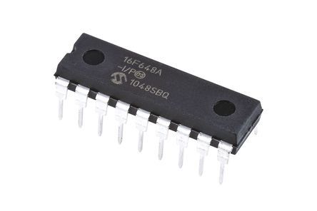 Microchip Mikrocontroller PIC16F PIC 8bit THT 256 B, 4096 X 14 Wörter PDIP 18-Pin 20MHz 224 B RAM