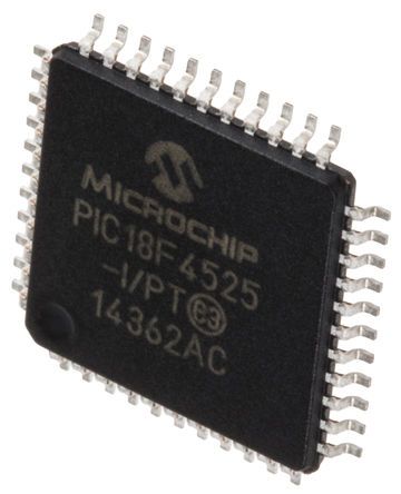 Microchip Microcontrôleur, 8bit, 3,986 Ko RAM, 1,024 Ko, 48 Ko, 40MHz, TQFP 44, Série PIC18F