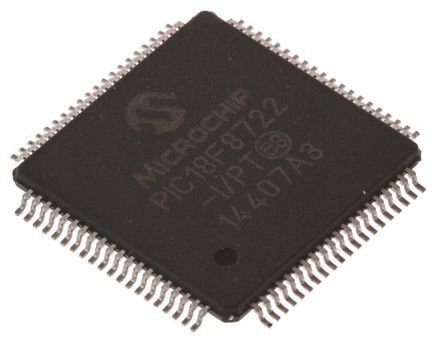 Microchip Mikrocontroller PIC18F PIC 8bit SMD 64 KB TQFP 44-Pin 64MHz 1024 KB, 3,896 KB RAM