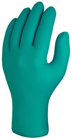 Skytec TEAL Green Powder-Free Nitrile Disposable Gloves, Size 9, Large, Food Safe, 100 Per Pack
