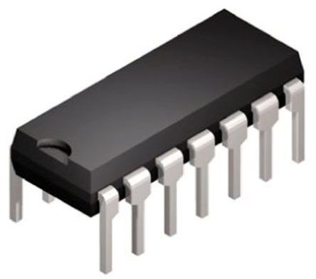 Microchip Mikrocontroller PIC16F PIC 8bit THT 1024 X 14 Wörter, 128 B PDIP 14-Pin 20MHz 64 B RAM