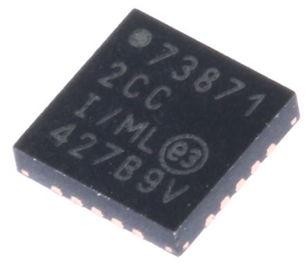 Microchip Controller Per Caricabatterie (Ioni Di Litio, Polimeri Di Litio), Da 4,5 A 6 V, 1A, QFN, 20 Pin