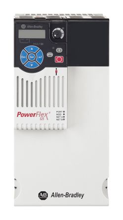 Allen Bradley PowerFlex 525, 3-Phasen Frequenzumrichter 11 KW, 400 V Ac / 24 A 500Hz Für Computer Im Netzwerk