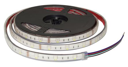 PowerLED 12V Dc Blue, Green, Red, White LED Strip Light, 5m Length
