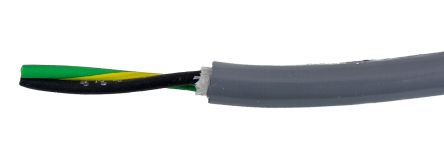 Alpha Wire EcoFlex PUR ECO Steuerkabel, 2-adrig X 0,5 Mm² Grau, 30m, 20 AWG Ungeschirmt